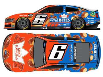 *Preorder* Brad Keselowski 2024 Kings Hawaiian Soft Pretzel Bites 1:24 Elite Nascar Diecast - FOIL NUMBER DIECAST Brad Keselowski, Nascar Diecast, 2024 Nascar Diecast, 1:24 Scale Diecast, pre order diecast, Elite