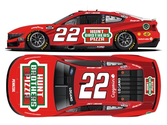 *Preorder* Joey Logano 2024 Hunt Brothers Pizza Red 1:24 Elite Nascar Diecast Joey Logano, Nascar Diecast, 2024 Nascar Diecast, 1:24 Scale Diecast, pre order diecast, Elite