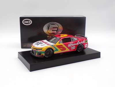 Kyle Larson 2024 Hendrickcars.com Throwback 1:24 Elite Nascar Diecast Kyle Larson, Nascar Diecast, 2024 Nascar Diecast, 1:24 Scale Diecast, pre order diecast, Elite